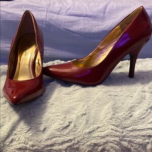 Kelly & Katie Burgundy Heels